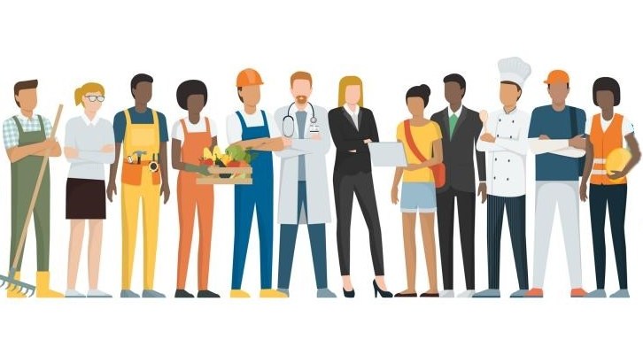 Cartoon: people of working age